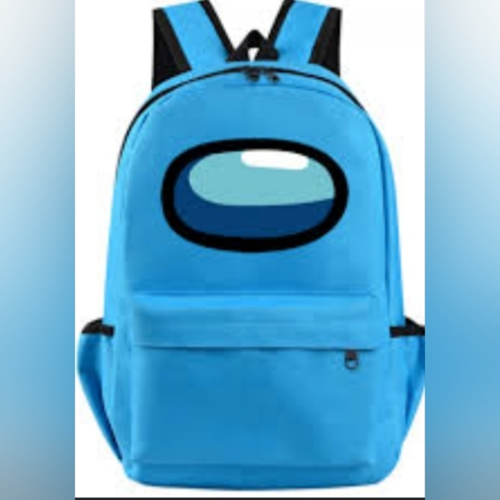 Among Us Backpack light blue